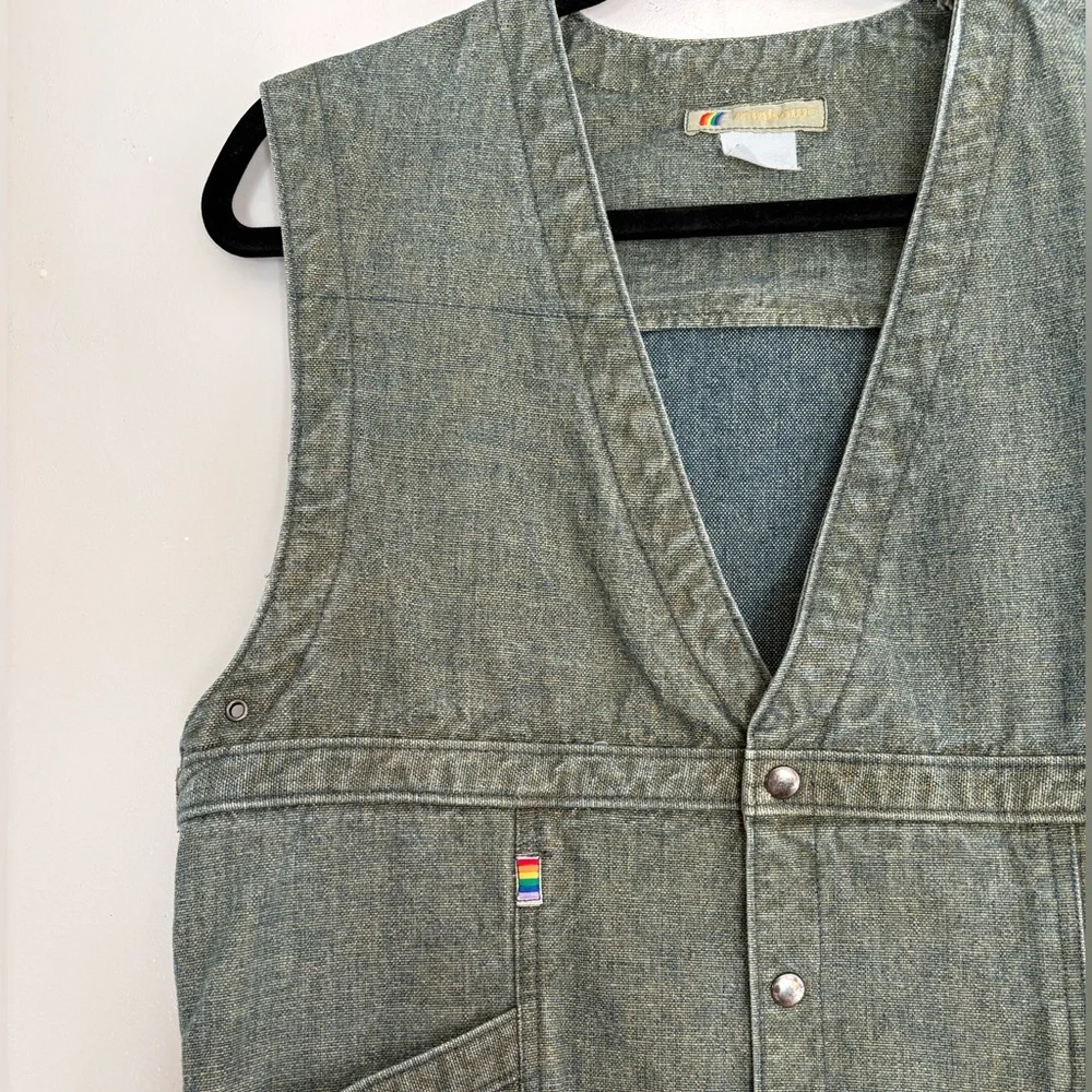 Vintage Denim Vest - Picture 2 of 6